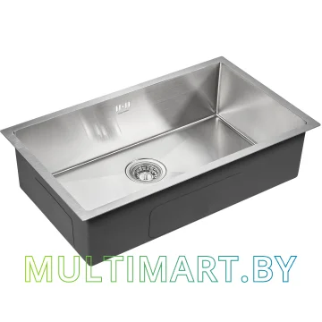 Кухонная мойка Paulmark Valde PM217444-BS (нержавеющая сталь) картинка 2